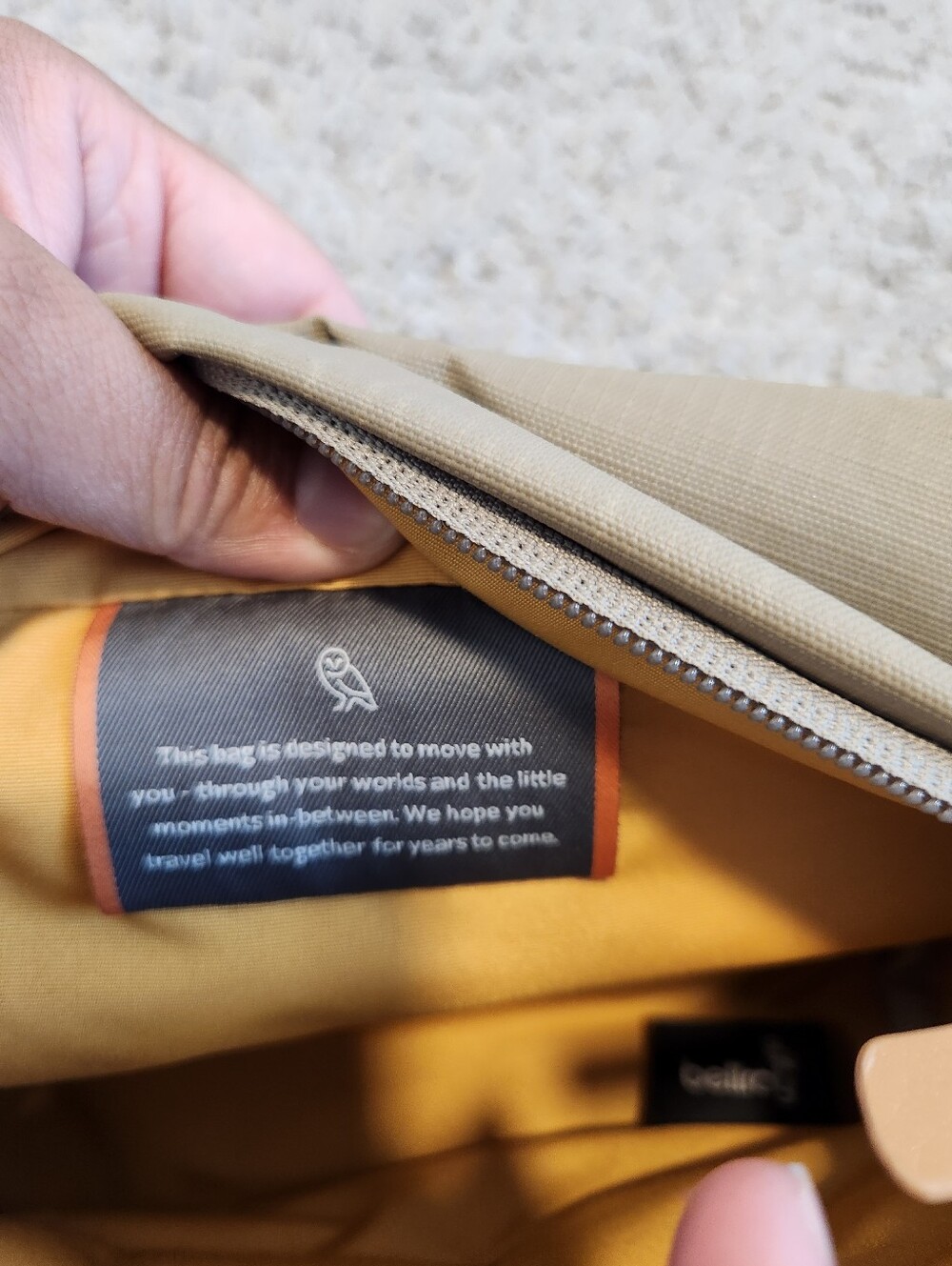 Bellroy Sling Mini Bag In Lunar - Picture 4 of 9